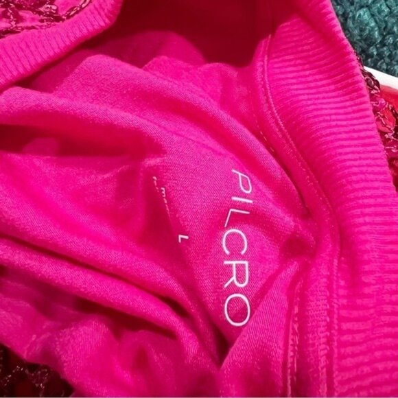 Anthropologie Pilcro Long‑Sleeve Sequin Top – Size L – Sparkle Mesh Blouse - Picture 8 of 8
